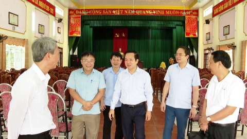 L&atilde;nh đạo Tỉnh kiểm tra c&ocirc;ng t&aacute;c chuẩn bị sẵn s&agrave;ng vận h&agrave;nh đơn vị h&agrave;nh ch&iacute;nh mới