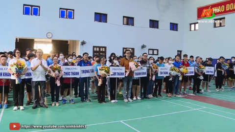 Khai mạc Chung kết c&aacute;c m&ocirc;n thể thao hoạt động h&egrave; TP Ninh B&igrave;nh năm 2022