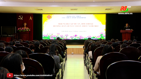 Tập huấn, đối thoại hướng dẫn quyết to&aacute;n thuế năm 2023