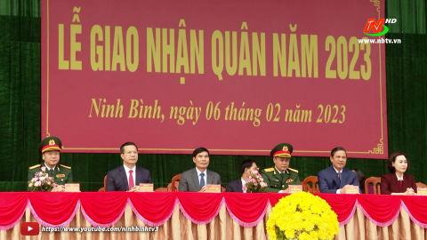 Y&ecirc;n Kh&aacute;nh tổ chức lễ giao nhận qu&acirc;n năm 2023