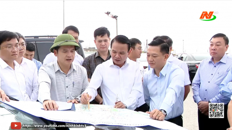 Đồng ch&iacute; B&iacute; thư Tỉnh ủy Đặng Xu&acirc;n Phong khảo s&aacute;t thực tế một số c&ocirc;ng tr&igrave;nh, dự &aacute;n tr&ecirc;n địa b&agrave;n tỉnh