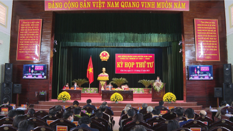 Kỳ họp thứ 4, HĐND huyện Kim Sơn kh&oacute;a XX