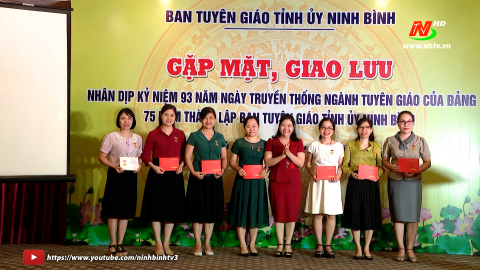 Gặp mặt kỷ niệm 93 năm Ng&agrave;y truyền thống ng&agrave;nh Tuy&ecirc;n gi&aacute;o của Đảng