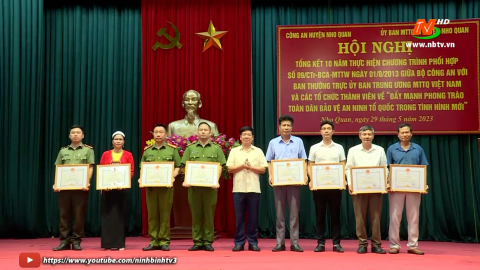 Nho Quan đẩy mạnh phong tr&agrave;o To&agrave;n d&acirc;n bảo vệ an ninh Tổ quốc trong t&igrave;nh h&igrave;nh mới