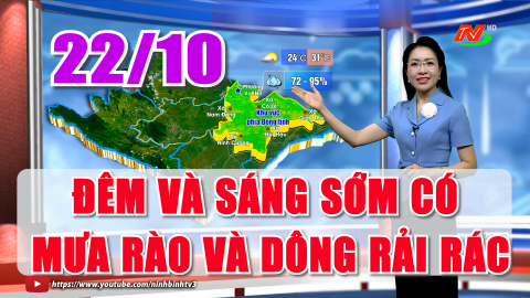 Dự b&aacute;o thời tiết mới nhất đ&ecirc;m nay v&agrave; ng&agrave;y mai 22/10: Đ&ecirc;m v&agrave; s&aacute;ng sớm c&oacute; mưa r&agrave;o v&agrave; d&ocirc;ng rải r&aacute;c
