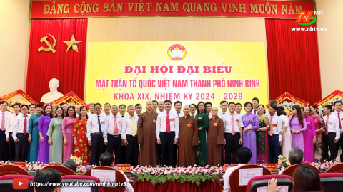 Đại hội đại biểu MTTQ Việt Nam th&agrave;nh phố Ninh B&igrave;nh, nhiệm kỳ 2024-2029