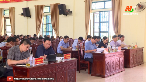 Đại biểu HĐND tỉnh tiếp x&uacute;c cử tri huyện Nho Quan