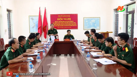 Đảng ủy Qu&acirc;n sự huyện Kim Sơn đẩy mạnh thực hiện quy chế d&acirc;n chủ ở cơ sở