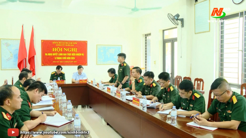 Kim Sơn tập trung thực hiện c&ocirc;ng t&aacute;c quốc ph&ograve;ng, qu&acirc;n sự địa phương