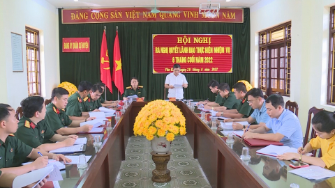 Đảng ủy Qu&acirc;n sự c&aacute;c huyện Y&ecirc;n Kh&aacute;nh, Hoa Lư, Y&ecirc;n M&ocirc; ra Nghị quyết l&atilde;nh đạo nhiệm vụ 6 th&aacute;ng cuối năm 