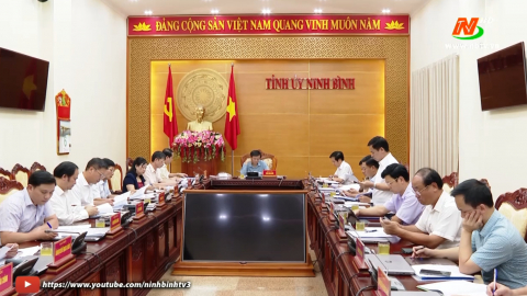 Hội nghị Ban Thường vụ Tỉnh ủy - 06/7/2023