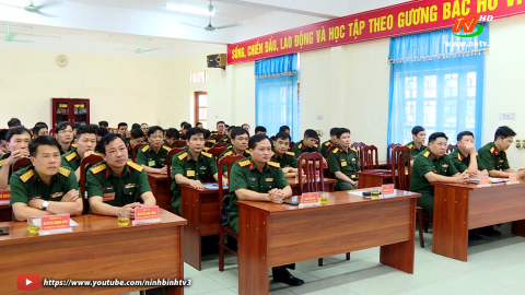 Khai mạc Hội thi Chỉ huy trưởng, Ch&iacute;nh trị vi&ecirc;n Ban CHQS huyện, th&agrave;nh phố
