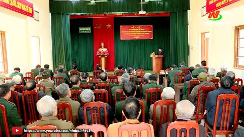 C&aacute;c huyện Kim Sơn, Y&ecirc;n Kh&aacute;nh, Hoa Lư, Gia Viễn v&agrave; Nho Quan tổ chức gặp mặt c&aacute;n bộ qu&acirc;n đội nghỉ hưu, nghỉ c&ocirc;ng t&aacute;c tr&ecirc;n địa b&agrave;n