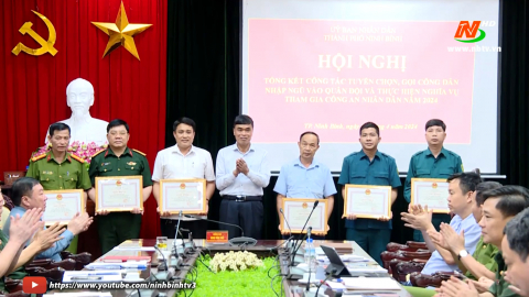 Th&agrave;nh phố Ninh B&igrave;nh triển khai c&ocirc;ng t&aacute;c tuyển qu&acirc;n năm 2025
