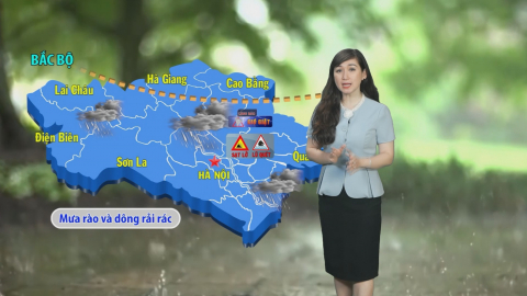Dự b&aacute;o thời tiết đ&ecirc;m 22, ng&agrave;y 23/05/2024