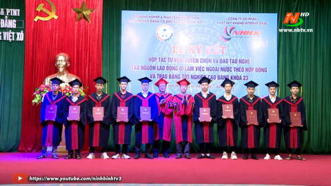 K&yacute; kết hợp t&aacute;c đ&agrave;o tạo nguồn lao động đi l&agrave;m việc nước ngo&agrave;i