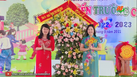 Ninh Mỹ tổ chức ng&agrave;y hội đến trường của b&eacute;