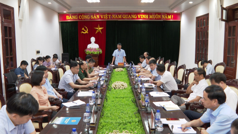 R&agrave; so&aacute;t tiến độ triển khai c&aacute;c hoạt động tại Lễ hội Hoa Lư năm 2026