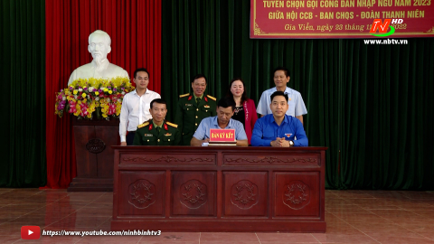 K&yacute; kết thực hiện c&ocirc;ng t&aacute;c tuyển chọn, gọi c&ocirc;ng d&acirc;n nhập ngũ