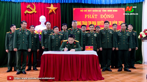 Bộ CHQS tỉnh ph&aacute;t động phong tr&agrave;o thi đua Quyết thắng năm 2024