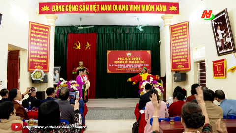 Ng&agrave;y hội đại đo&agrave;n kết to&agrave;n d&acirc;n tộc tại tổ d&acirc;n phố 3, phường T&acirc;y Sơn, TP. Tam Điệp