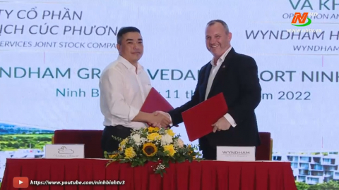 Lễ k&yacute; kết, hợp t&aacute;c to&agrave;n diện Dự &aacute;n Vedana Resort Ninh B&igrave;nh