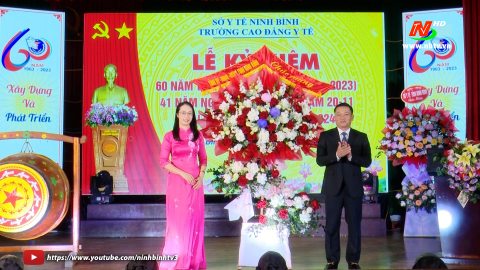 Trường Cao đẳng Y tế Ninh B&igrave;nh kỷ niệm 60 năm th&agrave;nh lập