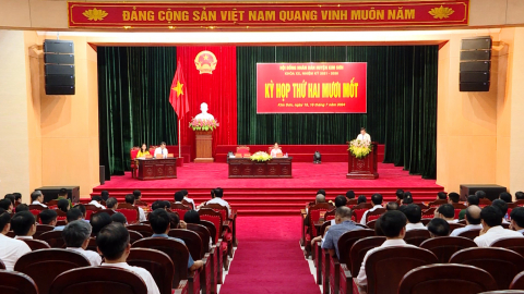Kỳ họp thứ 21, HĐND huyện Kim Sơn kh&oacute;a XX