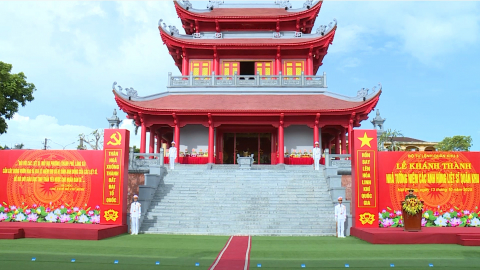 Kh&aacute;nh th&agrave;nh Nh&agrave; tưởng niệm c&aacute;c Anh h&ugrave;ng liệt sĩ LLVT Qu&acirc;n khu 3
