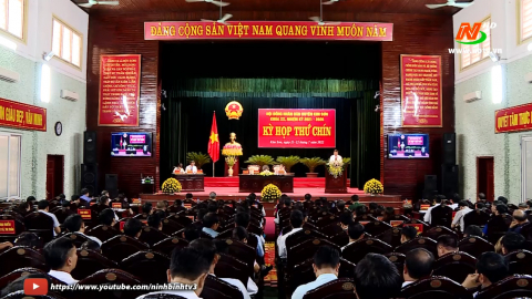 Kỳ họp thứ 9, HĐND huyện Kim Sơn kh&oacute;a XX