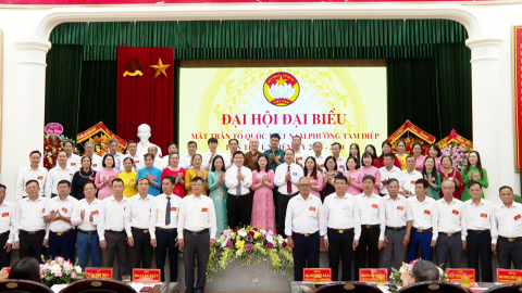 Đại hội đại biểu MTTQ Việt Nam phường Tam Điệp lần thứ I, nhiệm kỳ 2025 - 2030