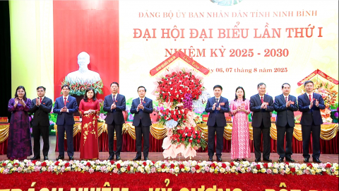 Đại hội đại biểu Đảng bộ UBND tỉnh Ninh B&igrave;nh lần thứ I, nhiệm kỳ 2025-2030