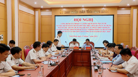 C&ocirc;ng bố quyết định kiểm to&aacute;n Chuy&ecirc;n đề tr&ecirc;n địa b&agrave;n Ninh B&igrave;nh