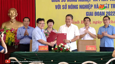 K&yacute; kết hợp t&aacute;c giữa ng&agrave;nh N&ocirc;ng nghiệp v&agrave; Ph&aacute;t triển n&ocirc;ng th&ocirc;n tỉnh Ninh B&igrave;nh v&agrave; tỉnh C&agrave; Mau giai đoạn 2022-2025