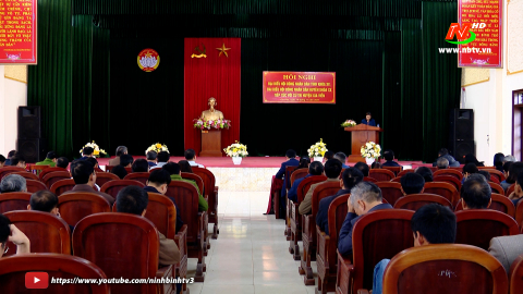Đại biểu HĐND tỉnh tiếp x&uacute;c cử tri Gia Viễn (Đơn vị bầu cử số 7)