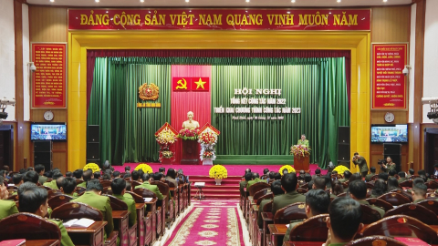 C&ocirc;ng an Tỉnh triển khai nhiệm vụ c&ocirc;ng t&aacute;c năm 2023