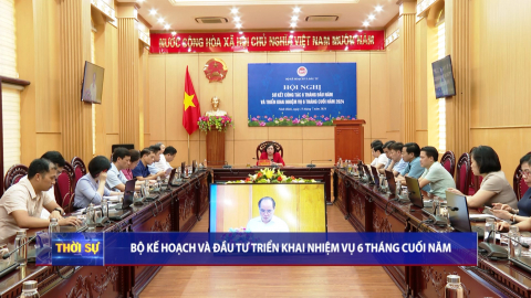 Bộ Kế hoạch v&agrave; Đầu tư triển khai nhiệm vụ 6 th&aacute;ng cuối năm