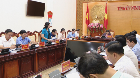 Hội nghị Ban Thường vụ Tỉnh ủy - 27/9/2022