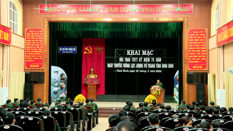 Khai mạc hội thao TDTT bộ chỉ huy qu&acirc;n sự tỉnh năm 2022