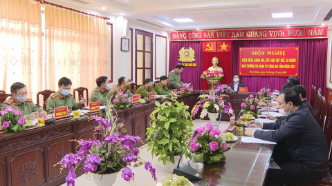 BTV Đảng ủy c&ocirc;ng an tỉnh kiểm điểm, đ&aacute;nh gi&aacute;, xếp loại tập thể, c&aacute; nh&acirc;n năm 2021