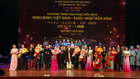 Chương tr&igrave;nh h&ograve;a nhạc hữu nghị Ninh B&igrave;nh - Saiki năm 2026