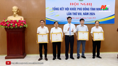 Tổng kết Hội khỏe Ph&ugrave; Đổng tỉnh Ninh B&igrave;nh lần thứ VIII, năm 2024