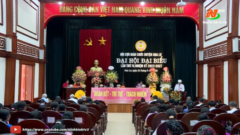 Đại hội đại biểu Hội Cựu gi&aacute;o chức huyện Hoa Lư nhiệm kỳ 2022 - 2027