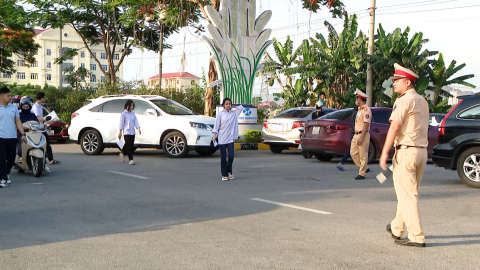Đảm bảo ATGT kỳ thi v&agrave;o lớp 10 THPT
