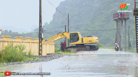 Tam Điệp ứng ph&oacute; với b&atilde;o số 3