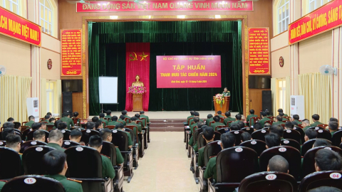 Tập huấn Tham mưu t&aacute;c chiến năm 2024