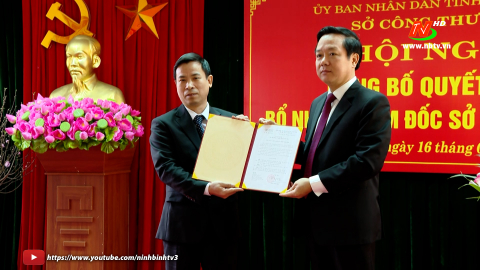 C&ocirc;ng bố Quyết định bổ nhiệm Gi&aacute;m đốc Sở C&ocirc;ng Thương