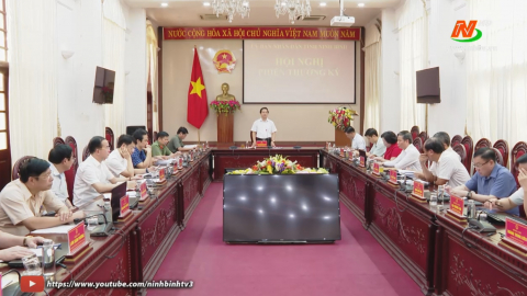 Hội nghị UBND tỉnh phi&ecirc;n thường kỳ th&aacute;ng 9/2022