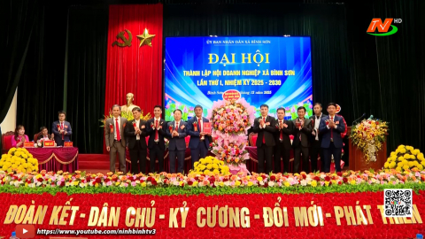 Đại hội doanh nghiệp x&atilde; B&igrave;nh Sơn lần thứ I, nhiệm kỳ 2025 - 2030