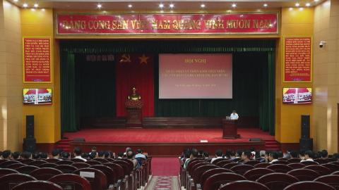 Gia Viễn qu&aacute;n triệt c&aacute;c văn bản của Bộ Ch&iacute;nh trị, Ban B&iacute; thư